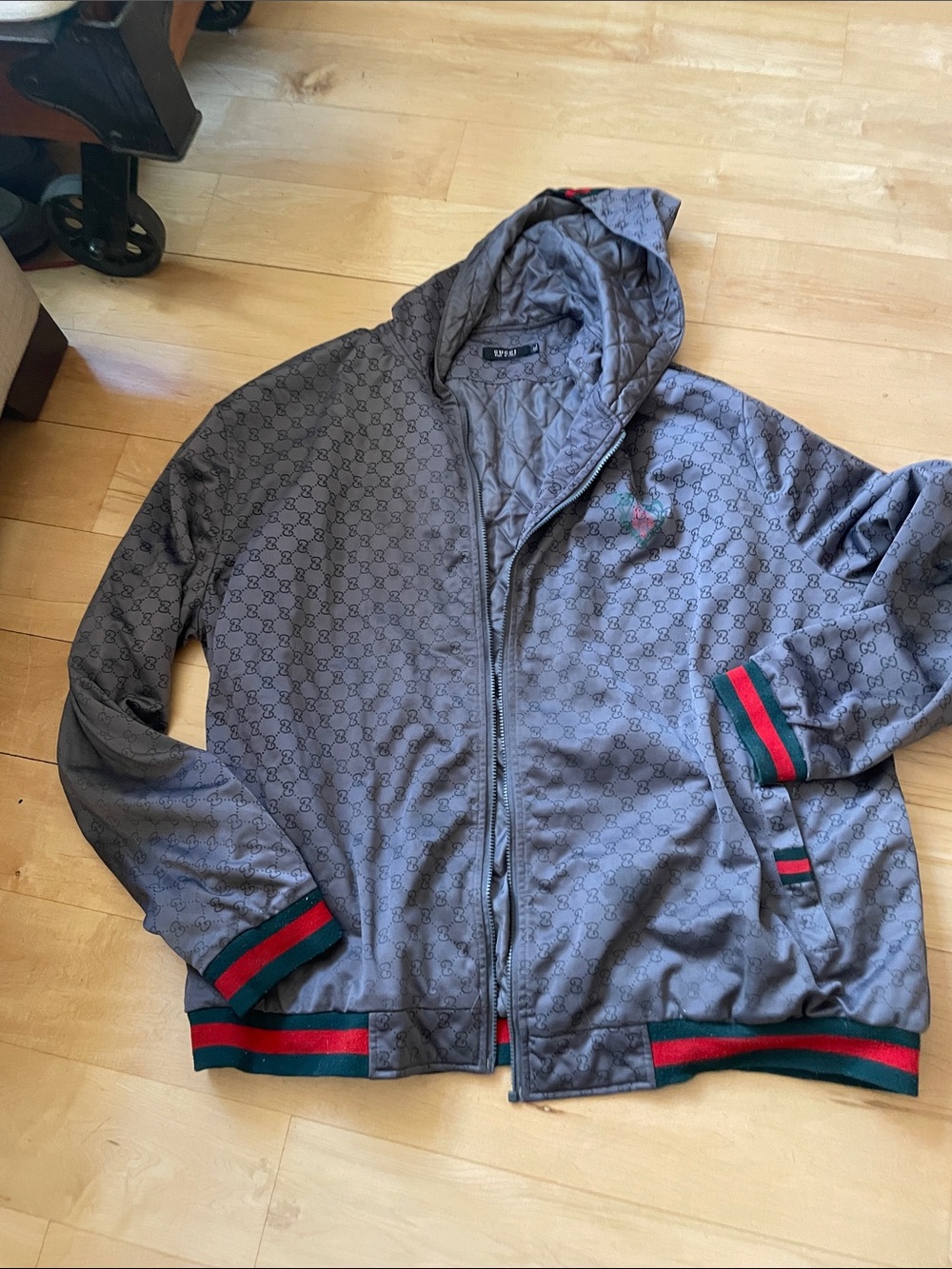 Quilted Hooded  flash $99
